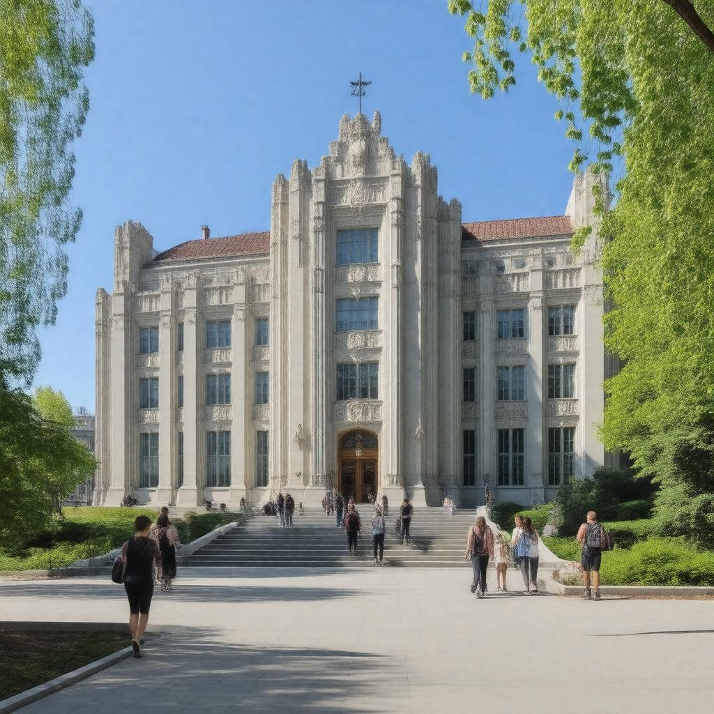 AI-created image of HEC Montréal