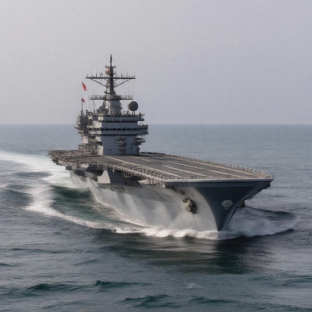 AI-created image of HMS Prince of Wales