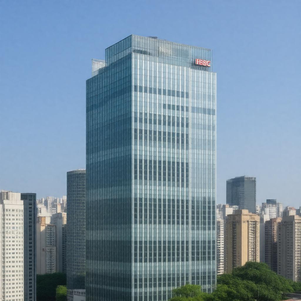 AI-created image of HSBC Building Hong Kong