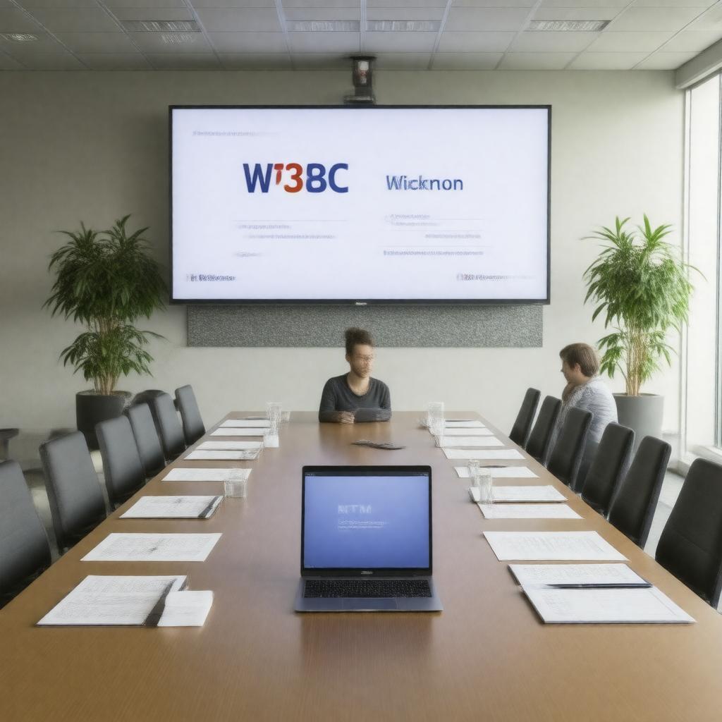 Click to view larger image AI-created image of HTML Working Group