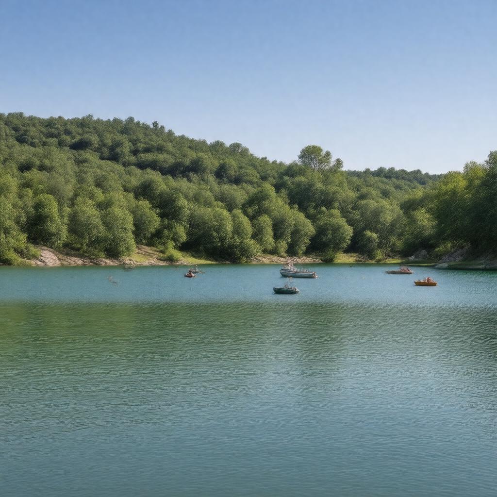 AI-created image of Ha Ha Tonka Lake