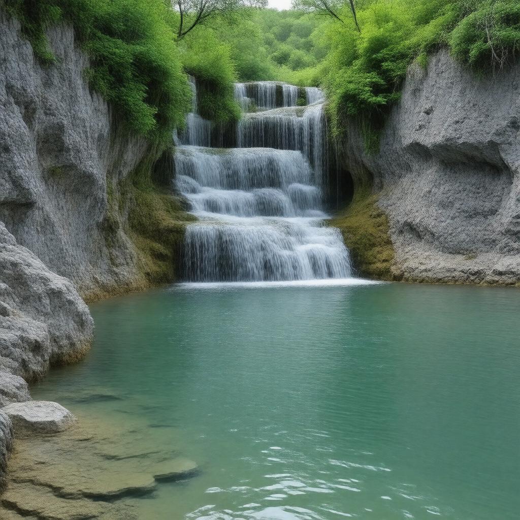 Click to view larger image AI-created image of Ha Ha Tonka Spring
