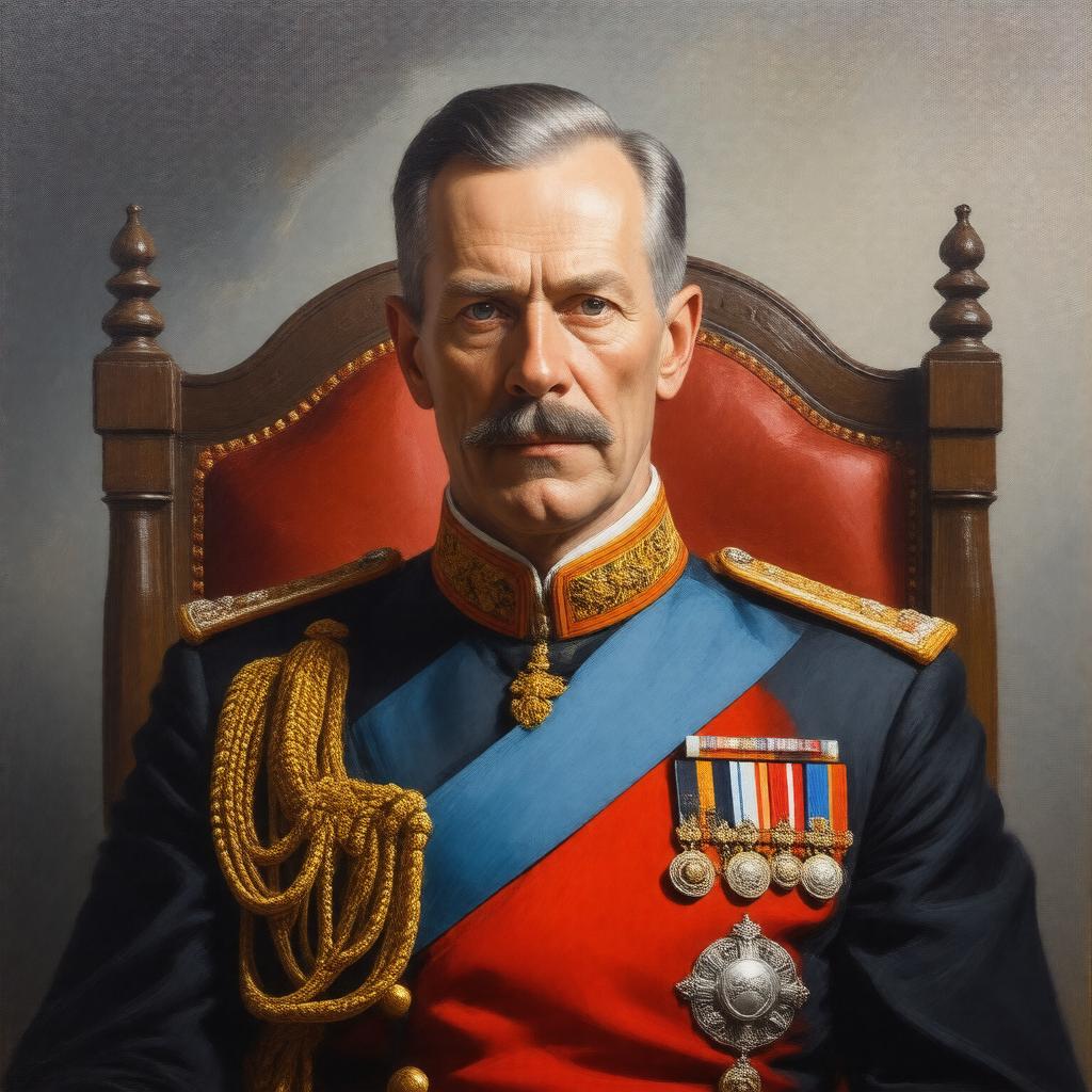 AI-created image of Haakon VII of Norway
