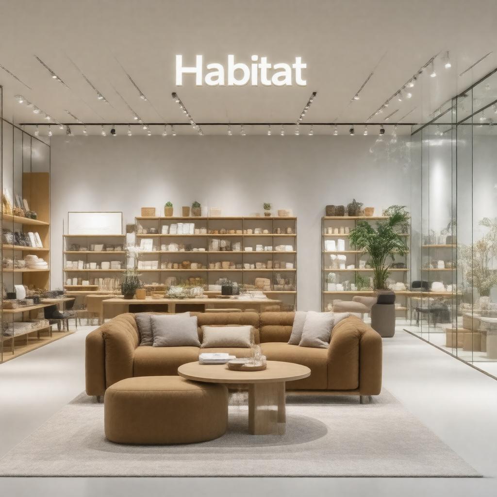 AI-created image of Habitat furniture and homeware stores