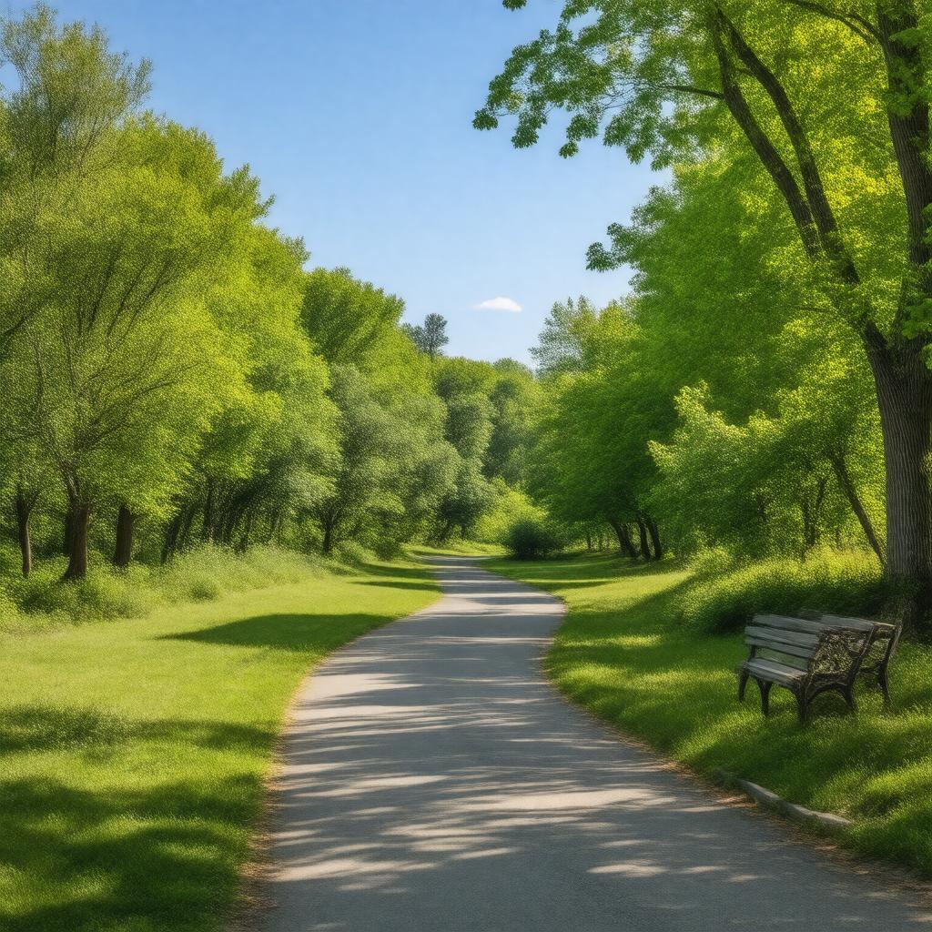 AI-created image of Hackett Hill Park