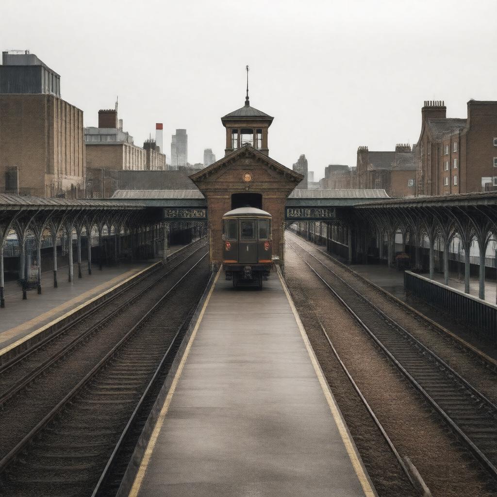 AI-created image of Hackney Central station