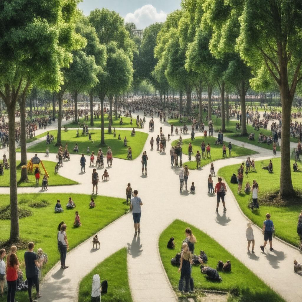 Click to view larger image AI-created image of Hackney Downs