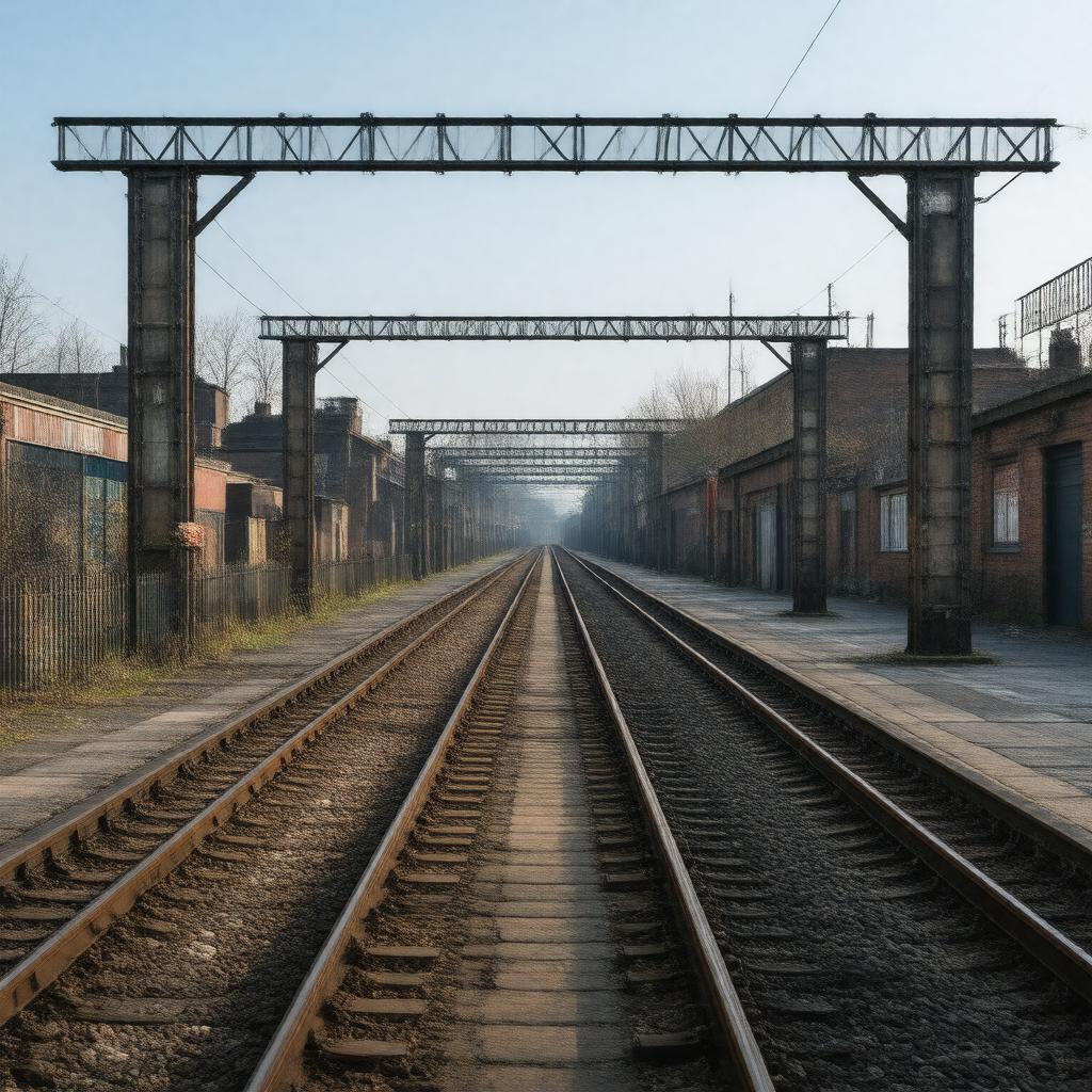 AI-created image of Hackney Wick Sidings