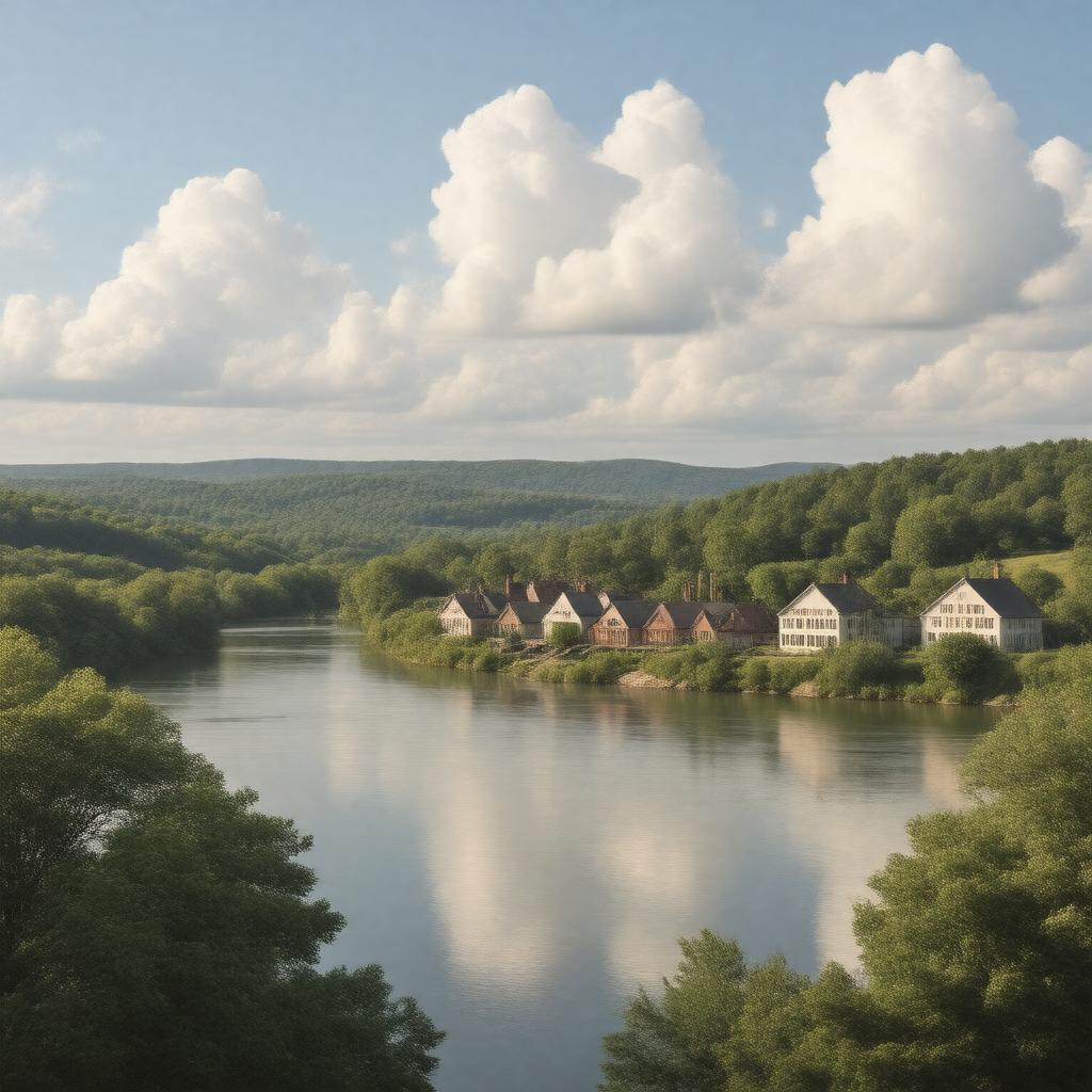 AI-created image of Haddam, Connecticut