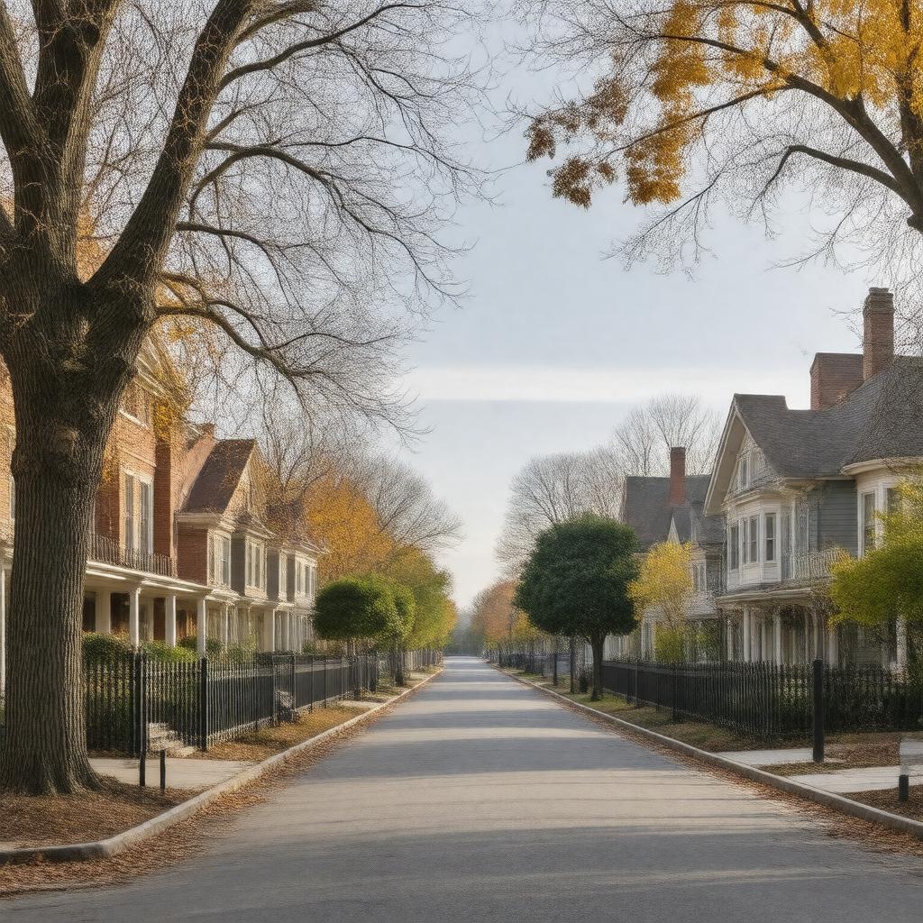 AI-created image of Haddonfield, New Jersey, United States
