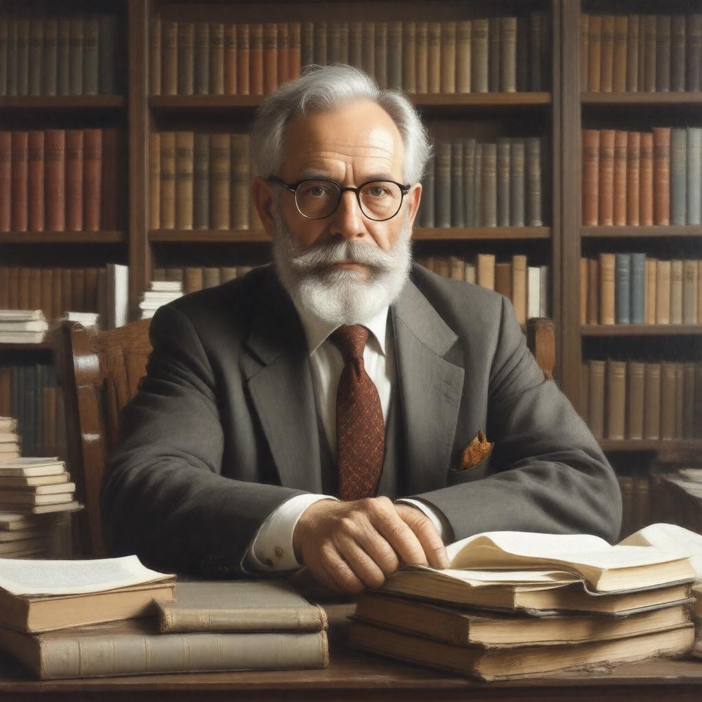 AI-created image of Hadley Arkes