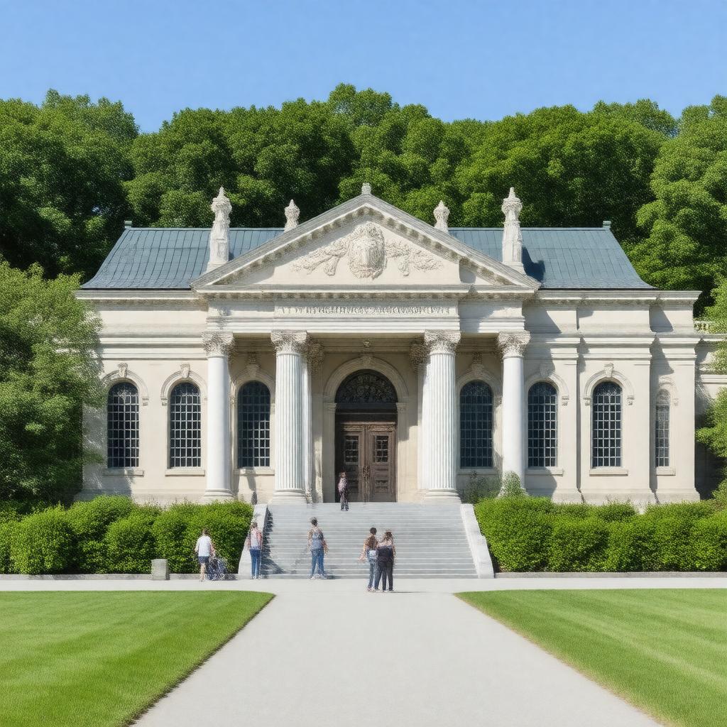 AI-created image of Haffenreffer Museum of Anthropology