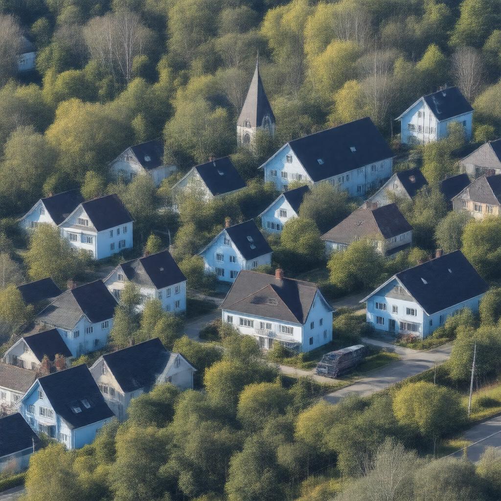 AI-created image of Hagalund