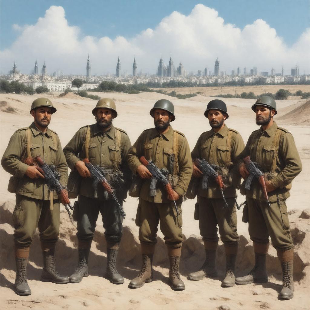 AI-created image of Haganah