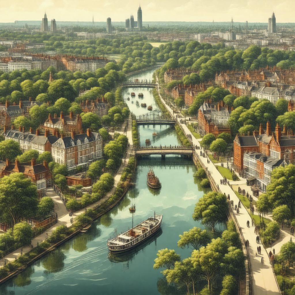 AI-created image of Haggerston, London, England