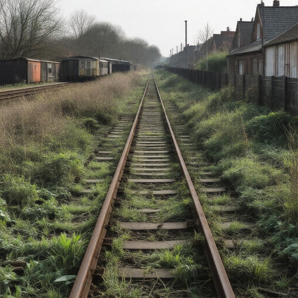AI-created image of Haggerston Sidings