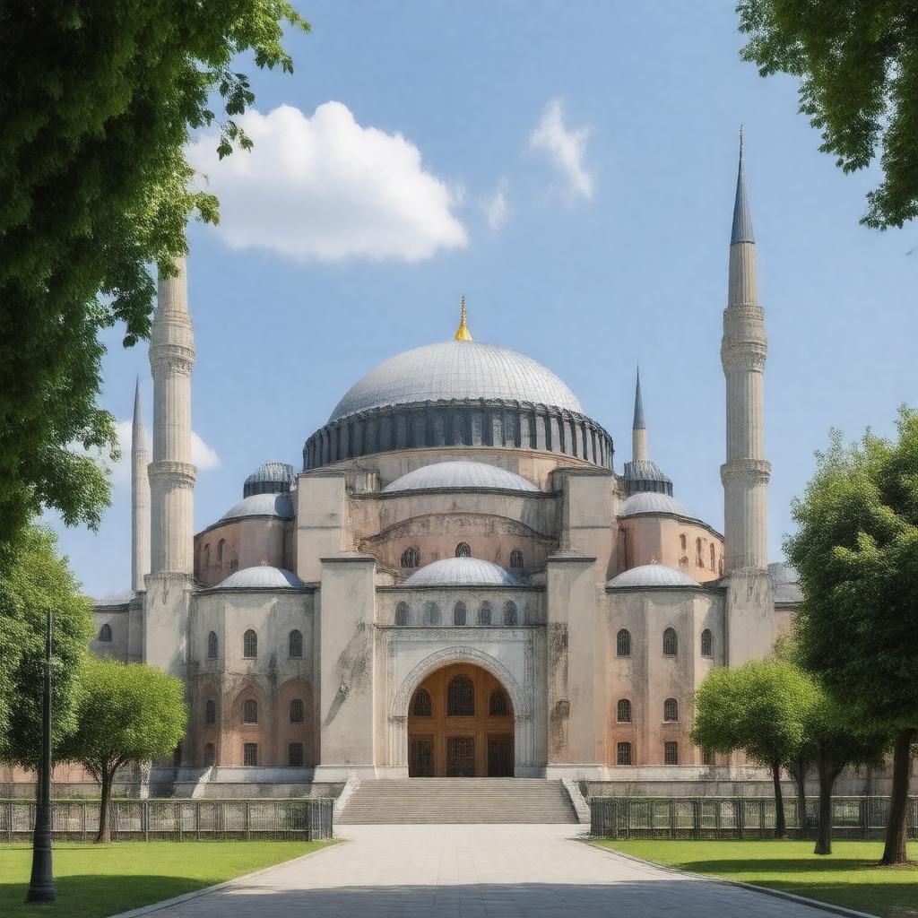 AI-created image of Hagia Sophia