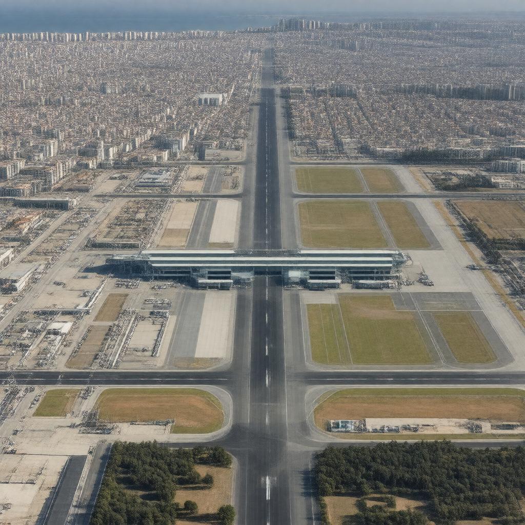 AI-created image of Haifa Airport
