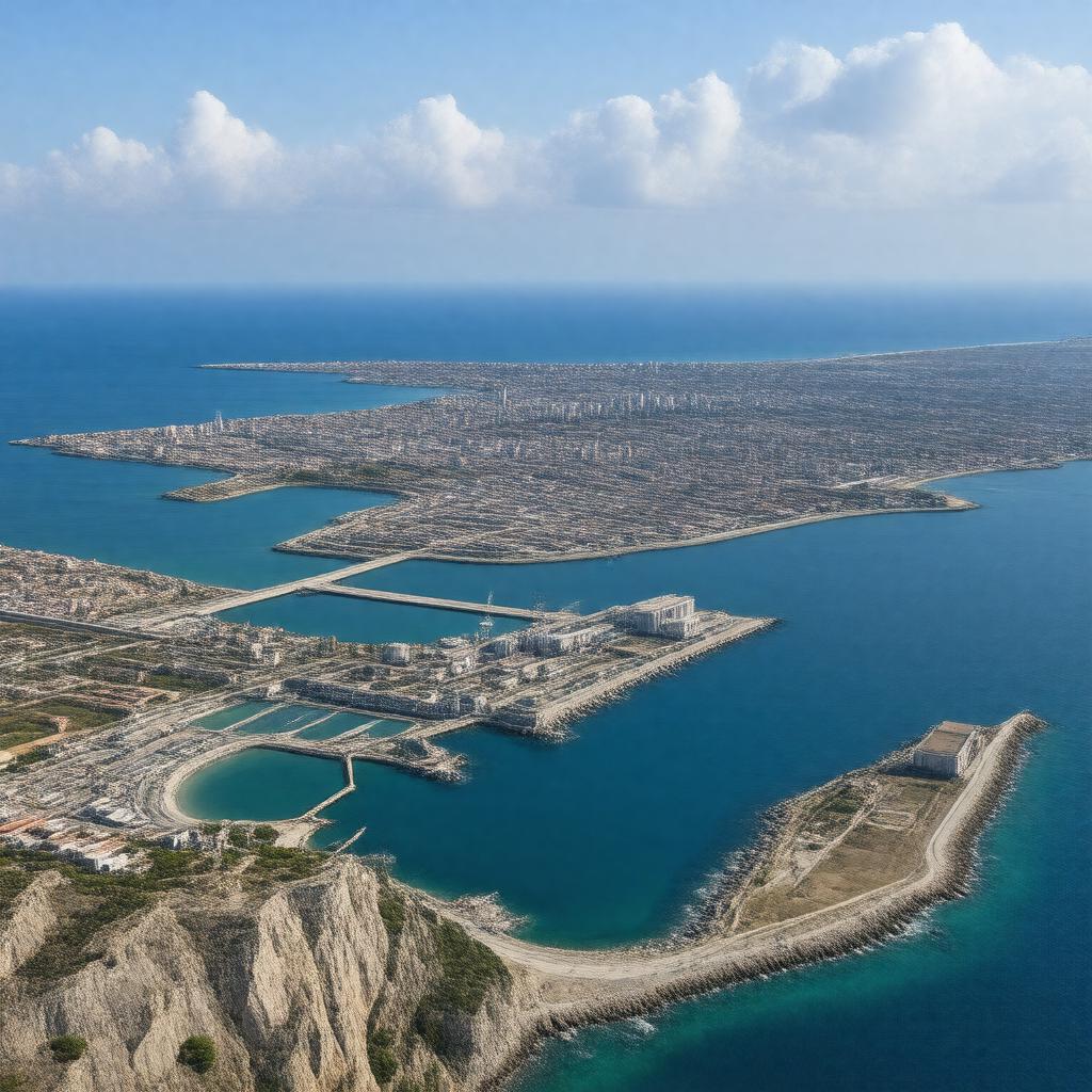AI-created image of Haifa Bay