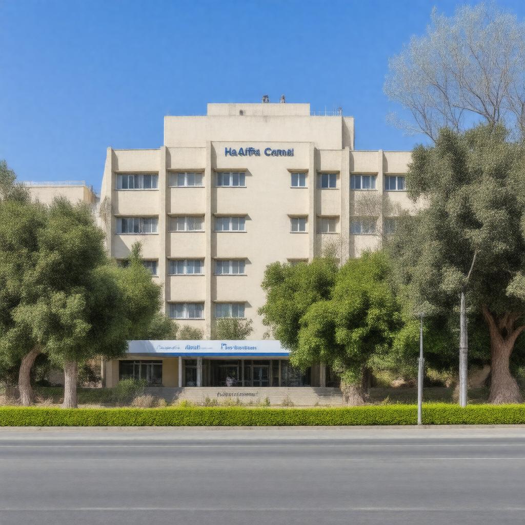 Click to view larger image AI-created image of Haifa Carmel Hospital