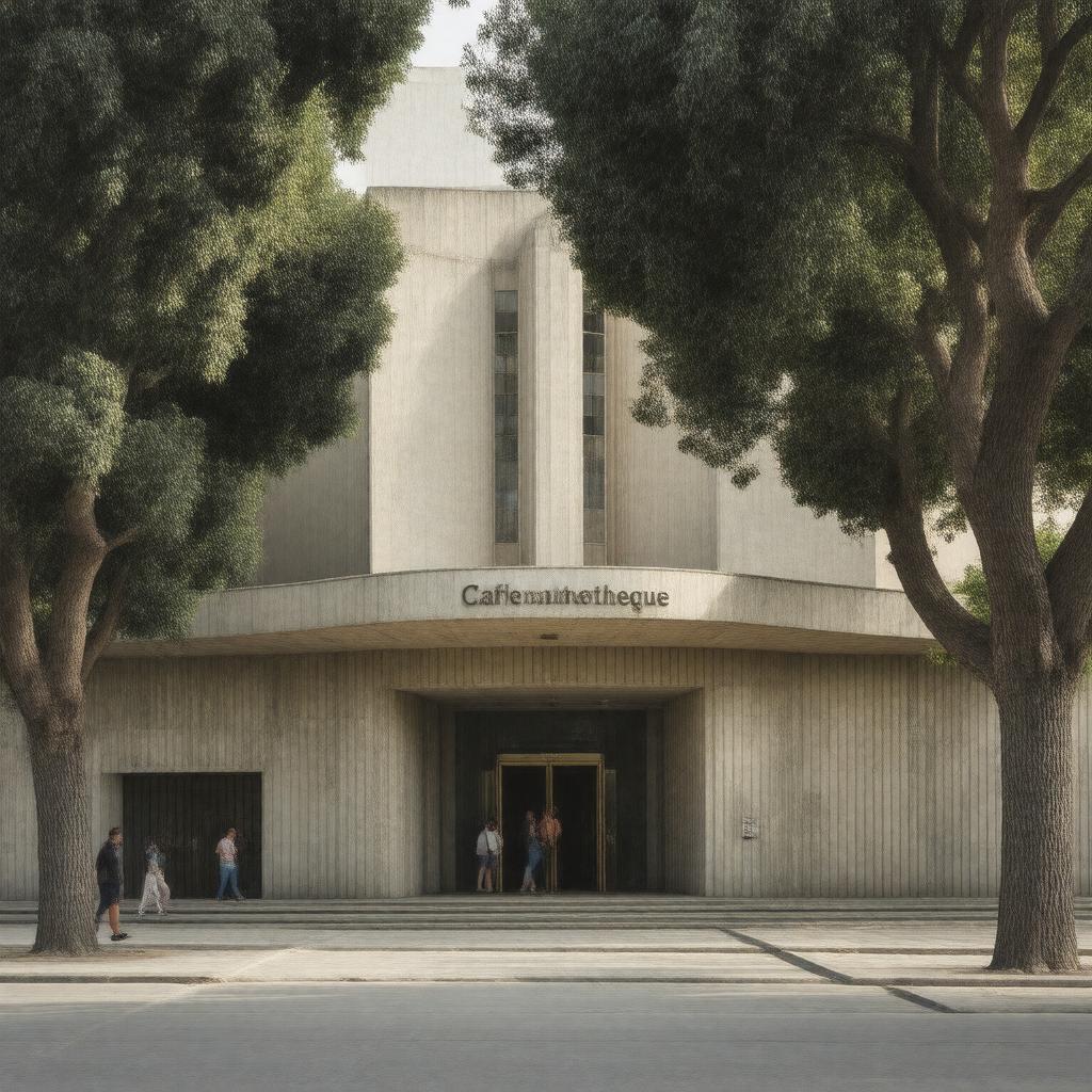 Click to view larger image AI-created image of Haifa Cinematheque
