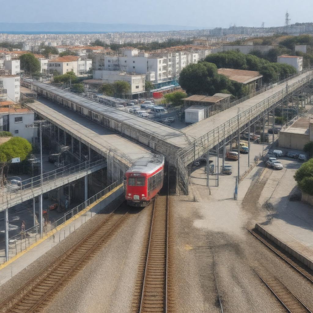AI-created image of Haifa Hof Hacarmel