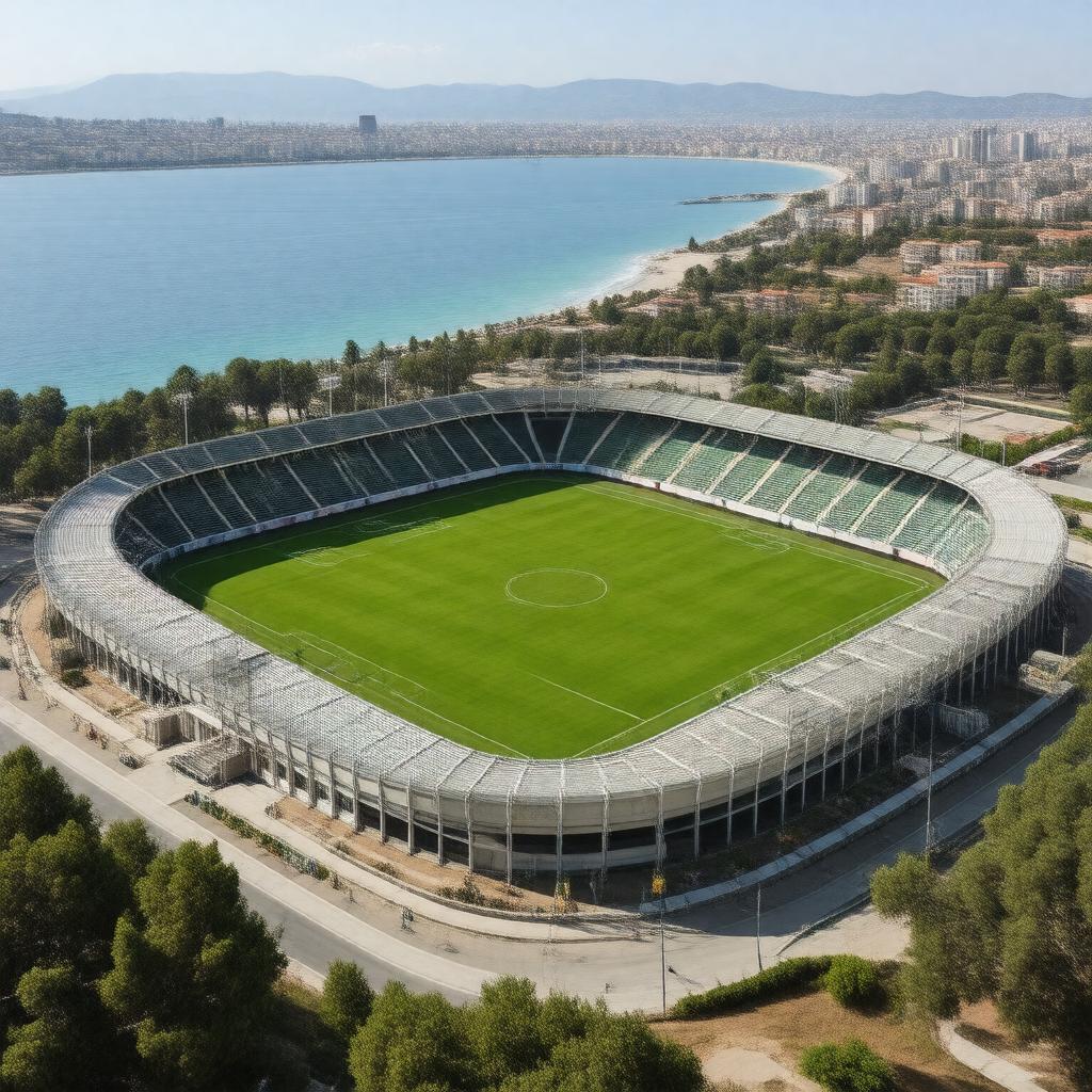 AI-created image of Haifa Kiryat Eliezer Stadium