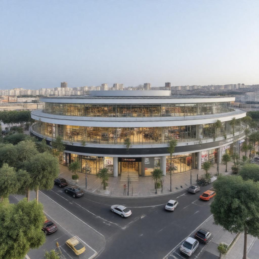 Click to view larger image AI-created image of Haifa Lev Hamifratz Mall