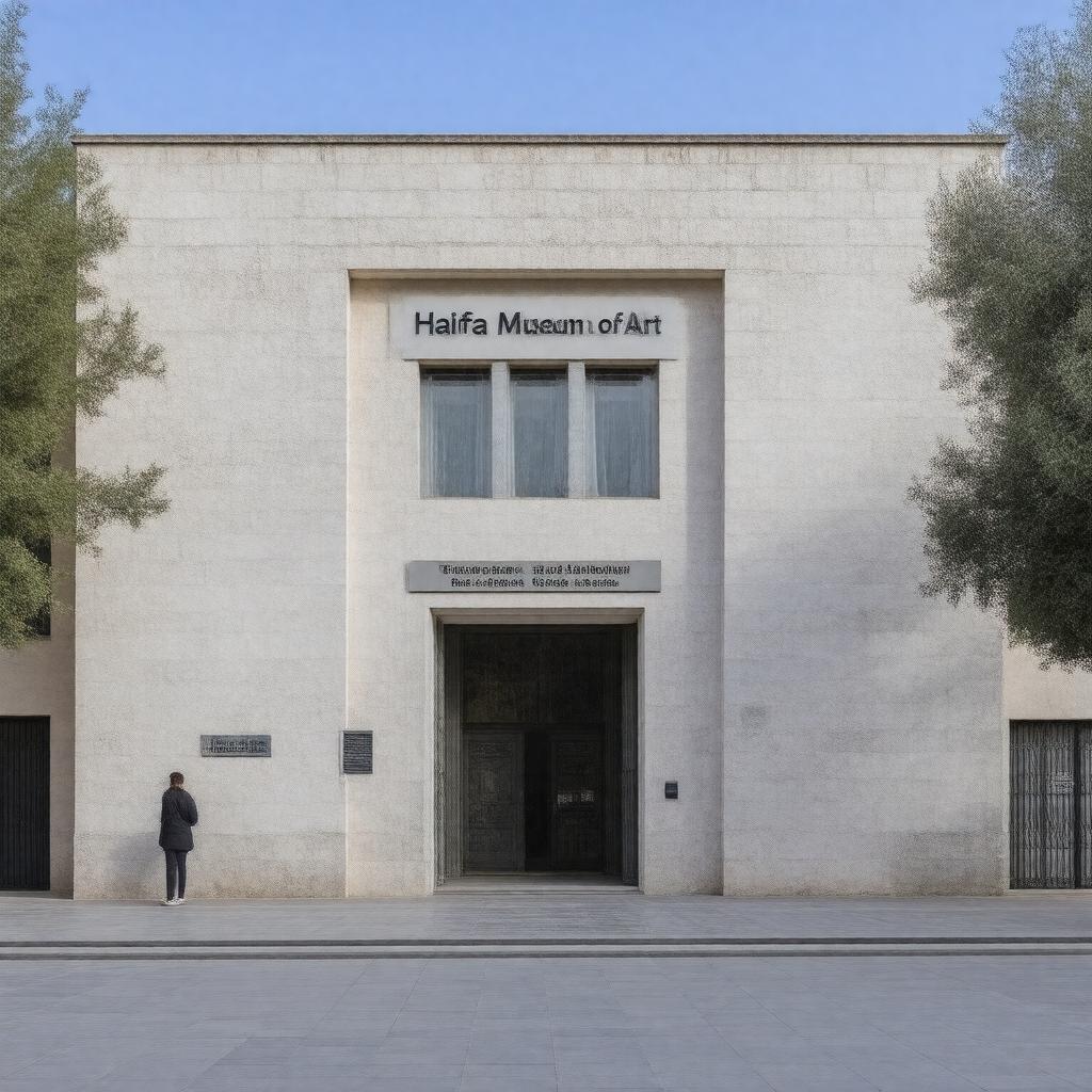 AI-created image of Haifa Museum of Art