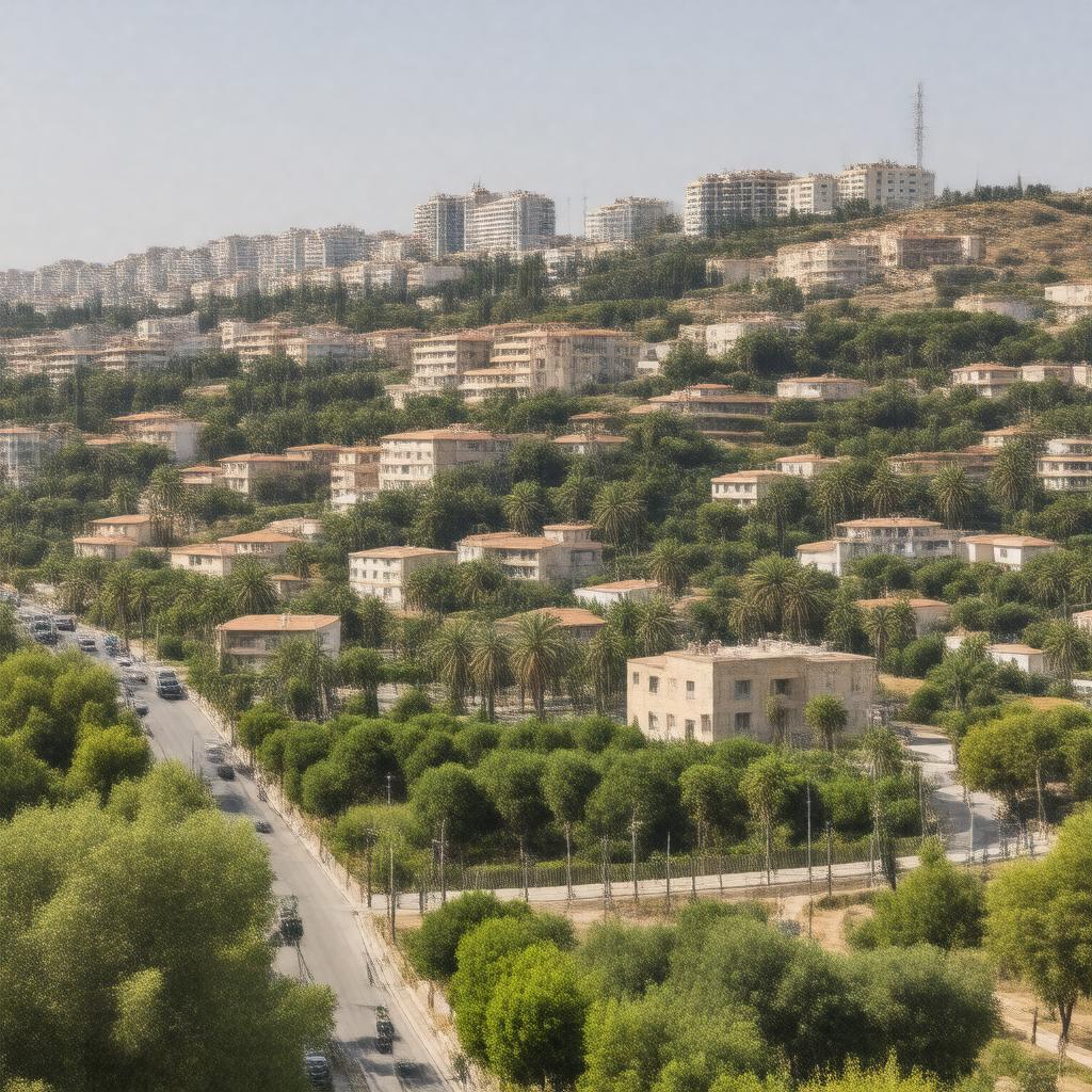 AI-created image of Haifa Neve Sha'anan neighborhood
