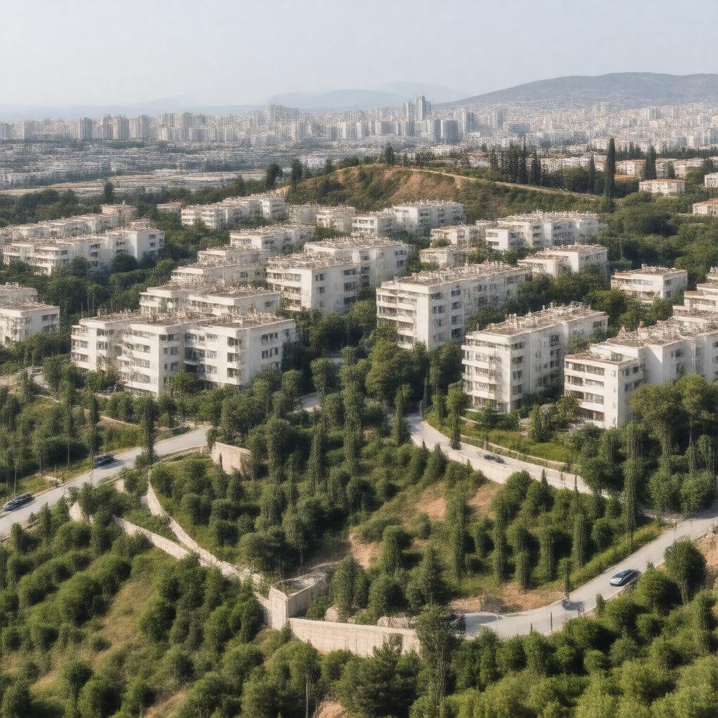 AI-created image of Haifa Ramat Alon neighborhood