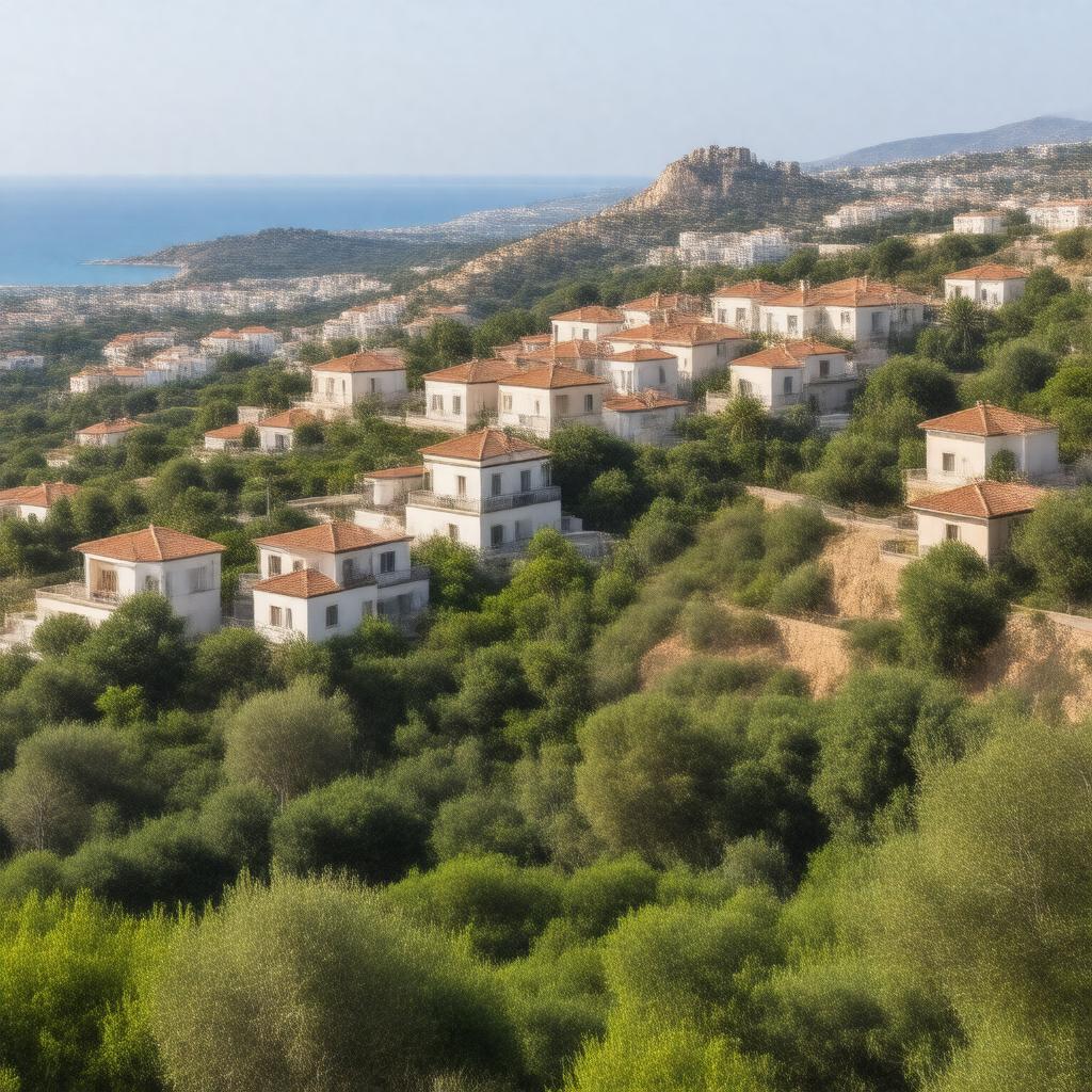 AI-created image of Haifa Ramat Chen neighborhood