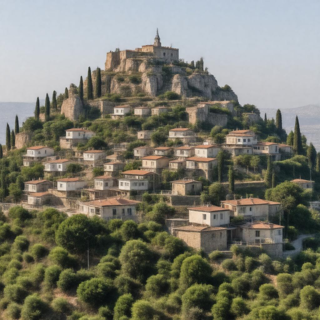 AI-created image of Haifa Ramat Sapir neighborhood