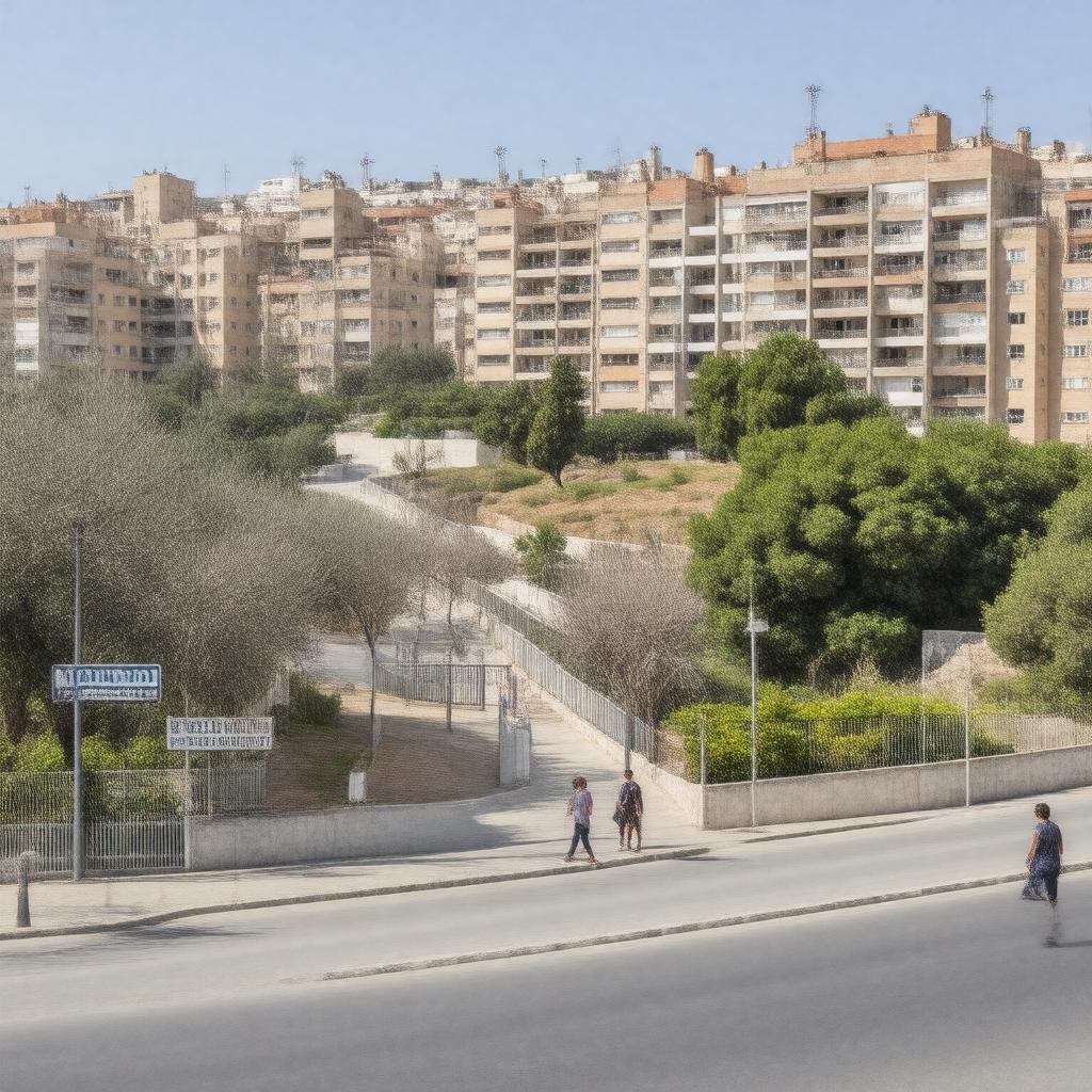 Click to view larger image AI-created image of Haifa Ramat Yitzhak Rabin neighborhood