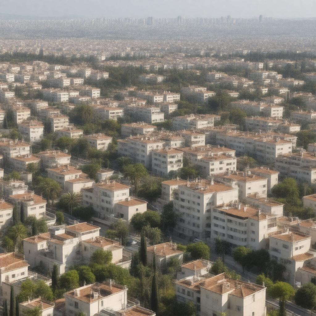 Click to view larger image AI-created image of Haifa Ramat Yitzhak neighborhood