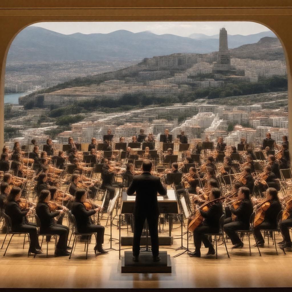 Click to view larger image AI-created image of Haifa Symphony Orchestra