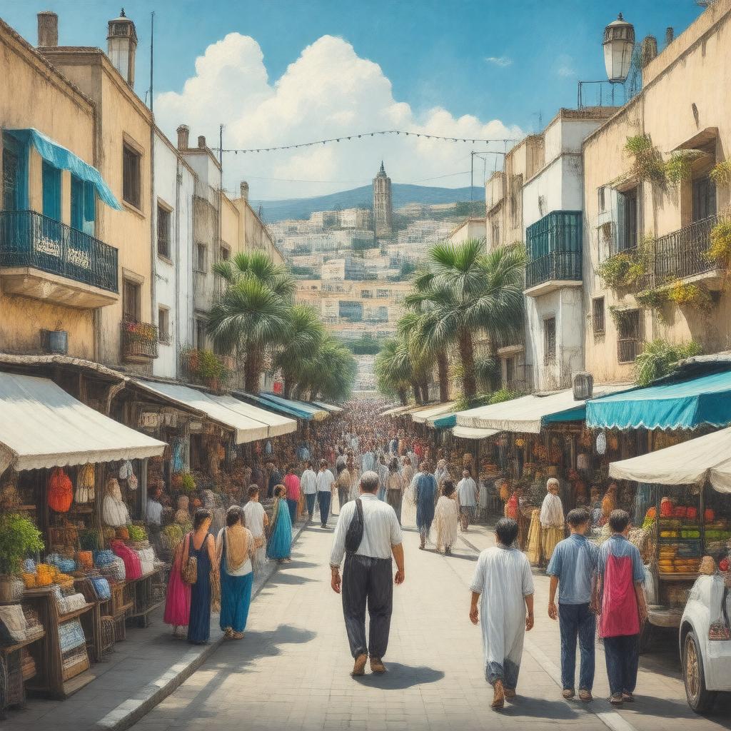 AI-created image of Haifa Wadi Nisnas