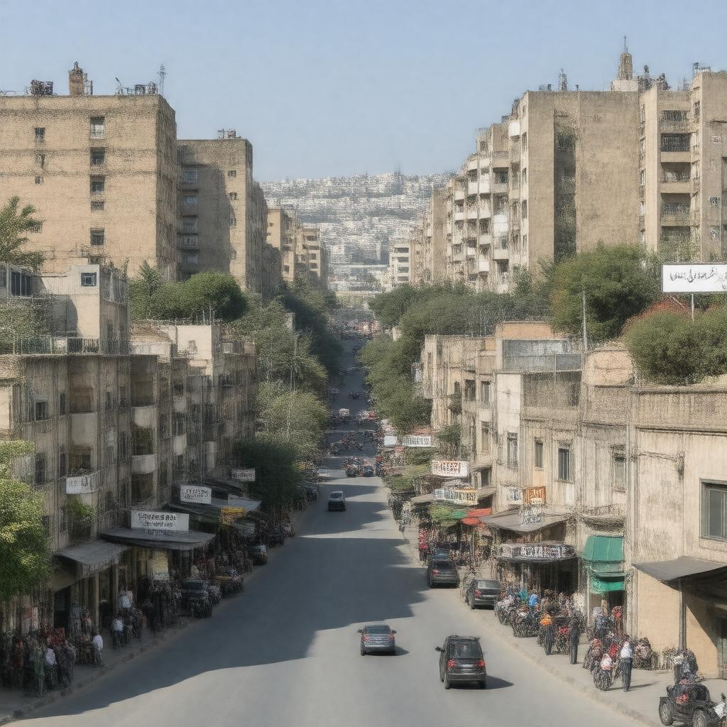 AI-created image of Haifa Wadi Salib