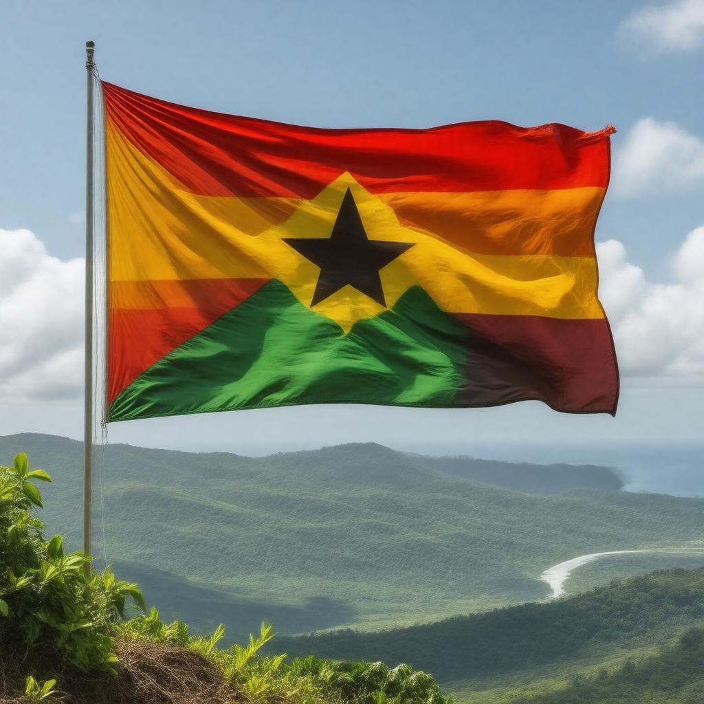 Click to view larger image AI-created image of Hail! Grenada