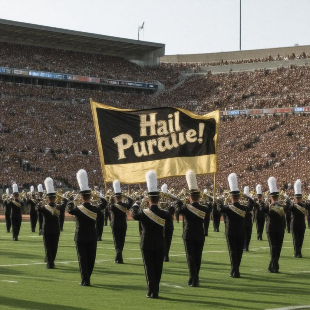 AI-created image of Hail Purdue!