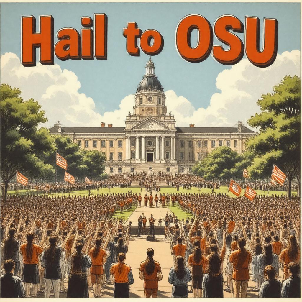 AI-created image of Hail to Old OSU