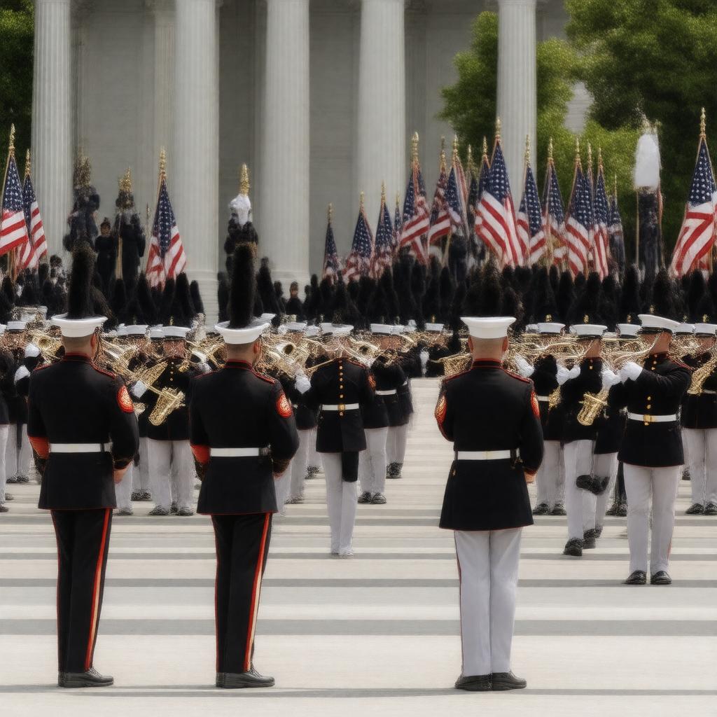 AI-created image of Hail to the Chief (used ceremonially)