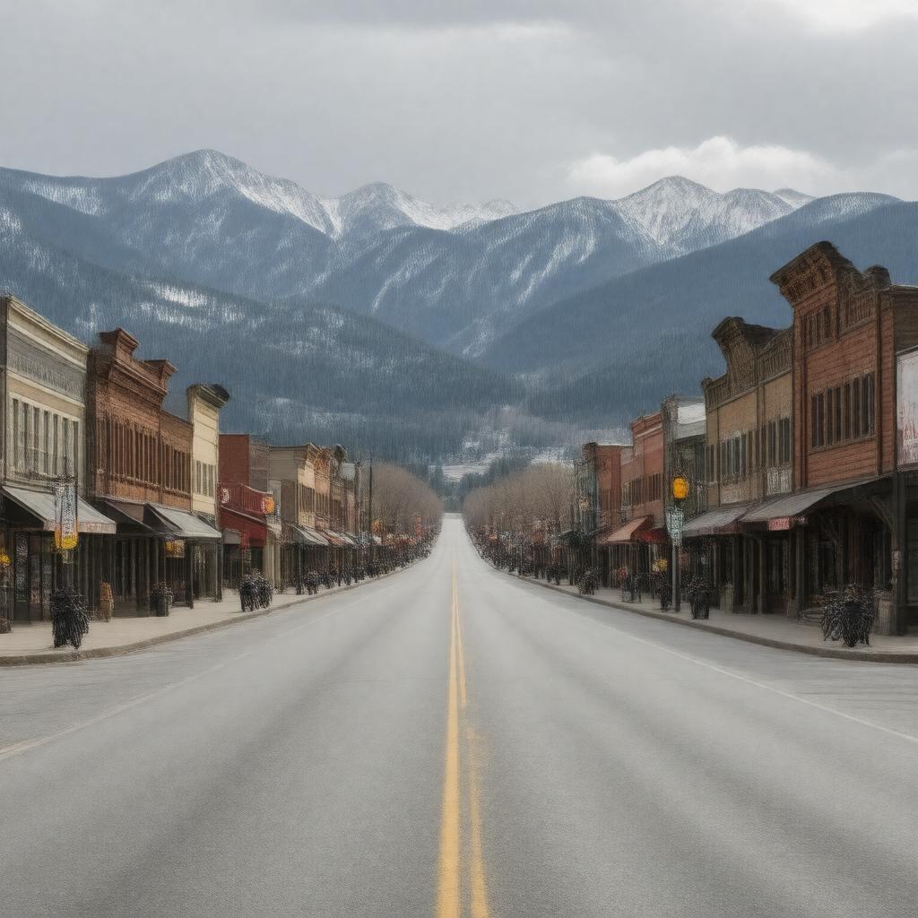 AI-created image of Hailey, Idaho, United States