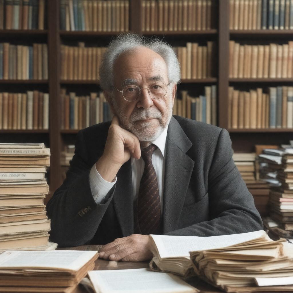 Click to view larger image AI-created image of Haim Gaifman