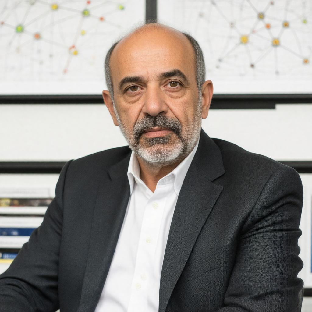 AI-created image of Haim Harari