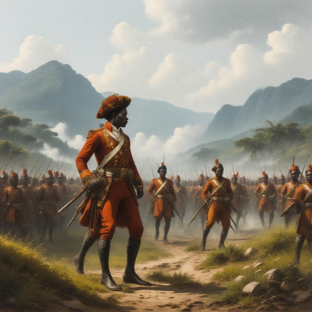 AI-created image of Haitian Revolution