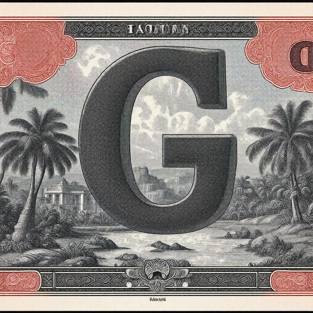 Click to view larger image AI-created image of Haitian gourde