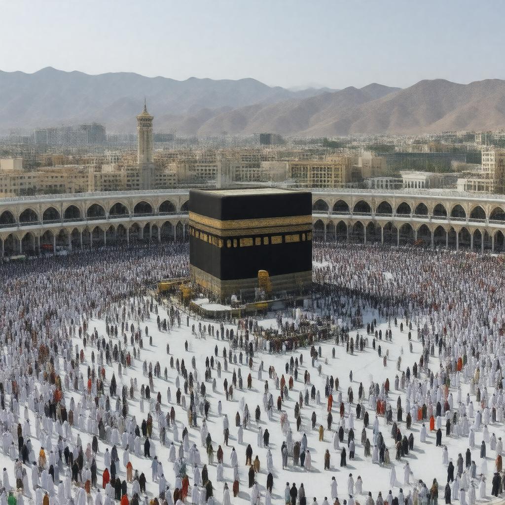 AI-created image of Hajj