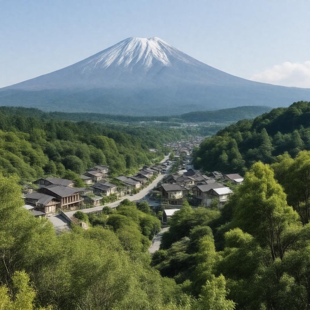 AI-created image of Hakusan