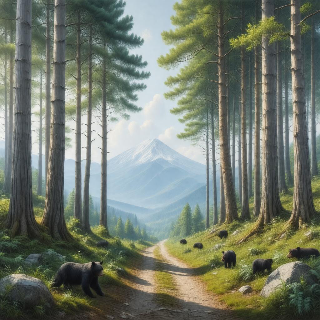 AI-created image of Hakusan National Park